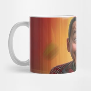 pee wee herman on a bike Mug